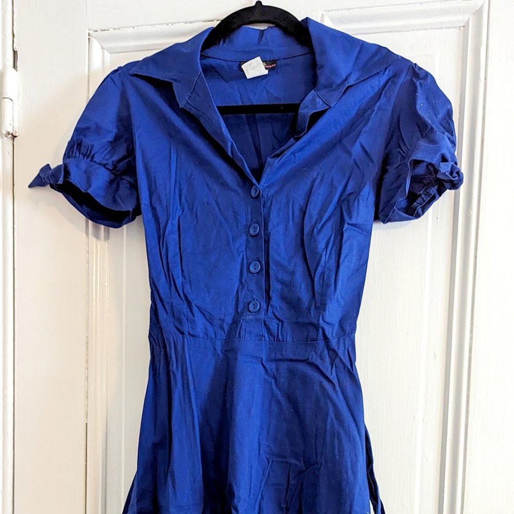 Tropical Wear Dress, Blue, Medium (Modcloth)